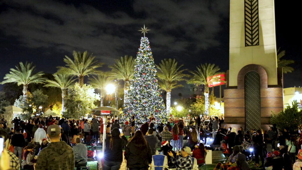 ANNUAL TREE LIGHTING AT ONTARIO TOWN SQUARE